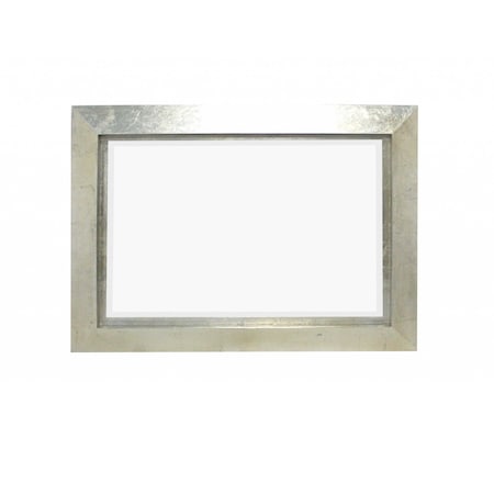 Homeroots Silver Rectangle Accent Metal Mirror 274537