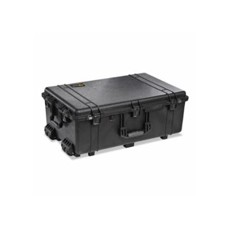 Pelican Protector Case, 3.08 ft³, 31.59 in L x 20.47 in W x 12.45 in D, Black, with Foam 562-1650-020-110