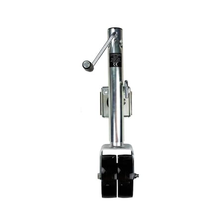 Powerwinch Utility Series Jack - 1500lb, Bolt-On, Double Wheel, Zinc 21500-J-1500-B2-Z-R