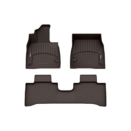 Weathertech Cocoa, Front and Rear Floorliners 471773-1-4