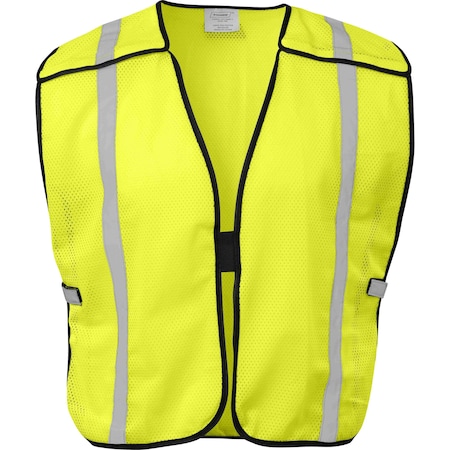 Ironwear Breakaway Polyester Safety Vest w/ 1 in Reflective Tape Lime/Medium 1217-BRK-L-MD