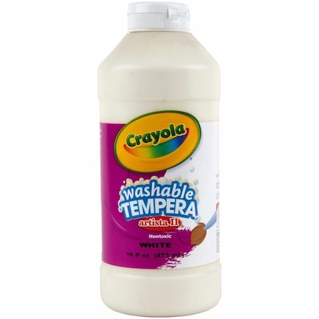 Crayola Paint, Tmpra, Artsta Ii, White 543115053