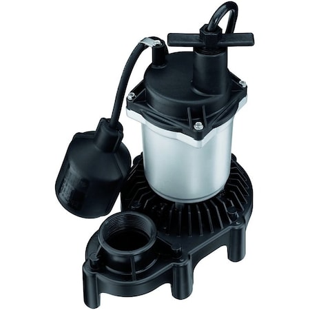 Sta-Rite Sta-Rite Simer 2161 Sump Pump, 115 V, 3.9 A, 1-1/4 in Inlet, 1-1/2 in Outlet, 1500 gph 2161/2905