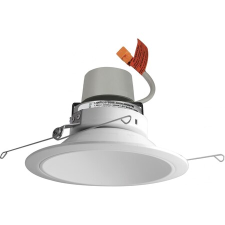 Elco Lighting 6in LED Module & Driver, Reflector Trim, 850lm, 3500K, White E610R0835W