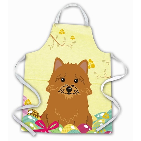 Carolines Treasures Easter Eggs Norwich Terrier Apron BB6020APRON