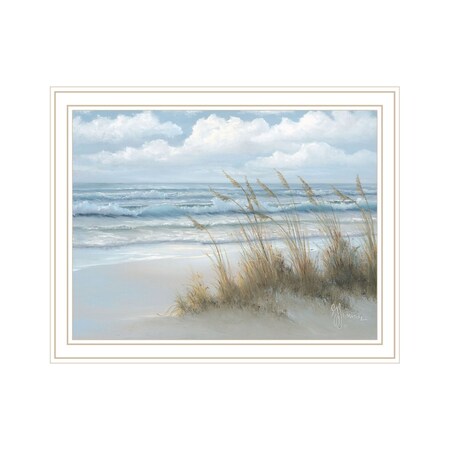 Homeroots Sea Oats White Framed Print Wall Art 529959