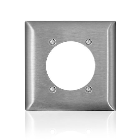 Leviton Wall Plate, Toggle, Stainless Steel SS701-40