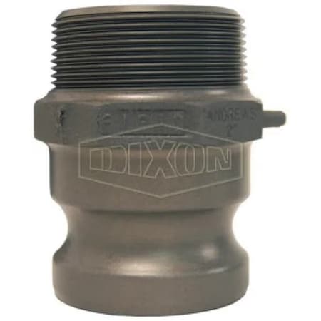 Dixon Boss-Lock Type F Cam and Groove Adapter, 3 in, Male Adapter x MNPT, Aluminum, Domestic 300-F-ALH