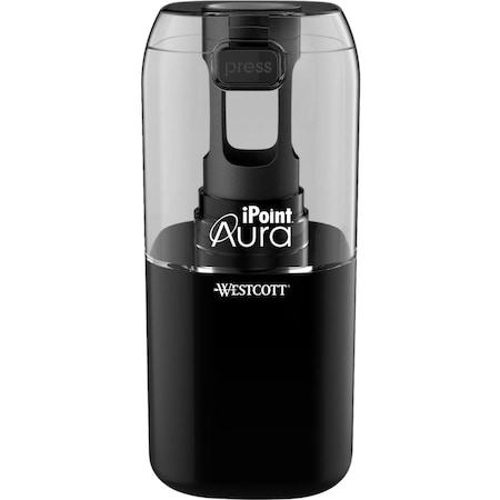 Westcott iPoint AURA Battery Pencil Sharpener, Assorted Colors 17319