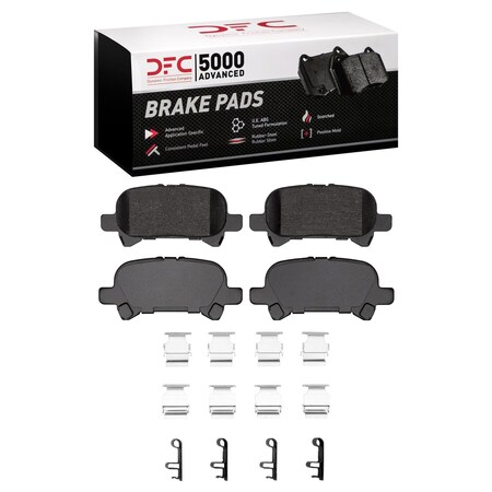 Dfc 5000 Advanced Disc Brake Pad Set,  1551-0828-02