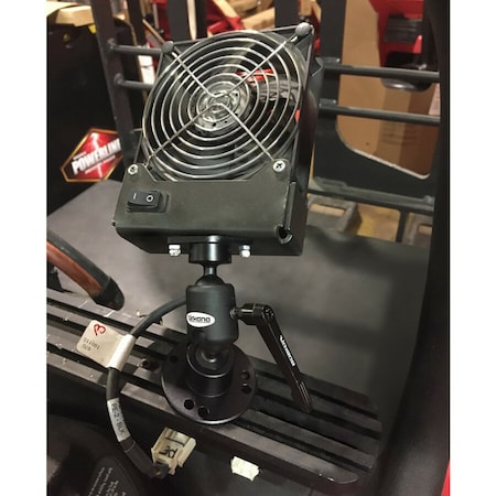 Gamber Johnson Zirkona Mounting Plate for Fan, Light, Scanner, Cell Phone, Tablet - Anodized Aluminum 7110-1226