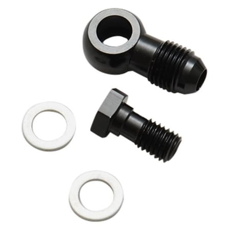 Safety First 12 mm x 1.5 Metric to 4AN Male Banjo Fitting Aluminum Plus 2 Washers SA3843297