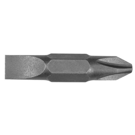 Klein Tools Bit No 2 Phillips 1/4" Slotted, 2PK 32483