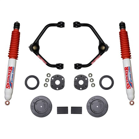 Skyjacker LIFT KIT 3 Inch Front Lift 3 Inch Rear Lift With Rear Hydro Shock Absorbers Black Components R1930PH
