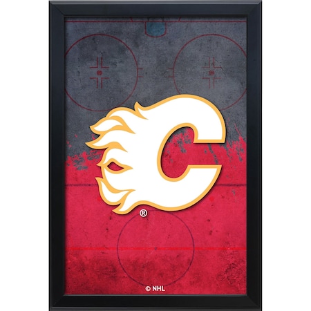 Holland Bar Stool Co Calgary Flames 15.75 in. x 23.5 in. LED Snap Frame Lightbox by Company LBSnap