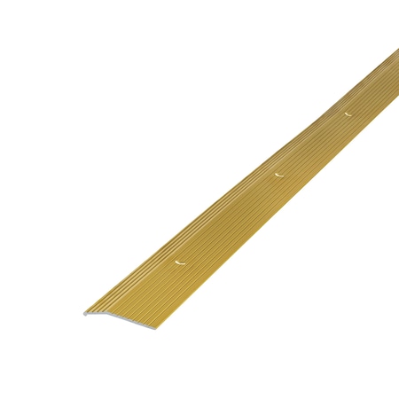 M-D Building Products Aluminum, Satin Brass, 96 in L, 1.375 in W 43714