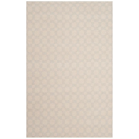 Safavieh Klc-Cotton Kilim Medium Rectangle Area RugLight Blue & Ivory 5 x 8 ft. KLC222A-5