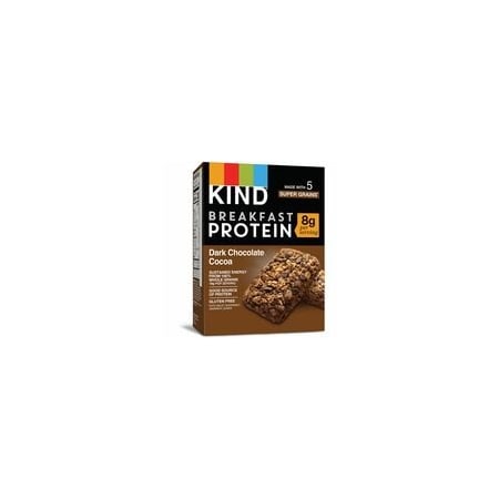Kind Breakfast Protein Bars, Gluten-free, Dairy-free, Low Sodium, Trans Fat Free, Peanut-free, Dark, 5PK 41936