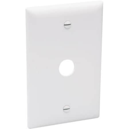 Pass & Seymour TELEPHONE WALL PLATE 1GANG WHT TP60W