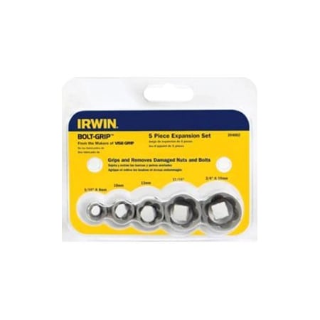 Hanson 5 Piece BOLT-GRIP Bolt Extractor Expansion Set 394002