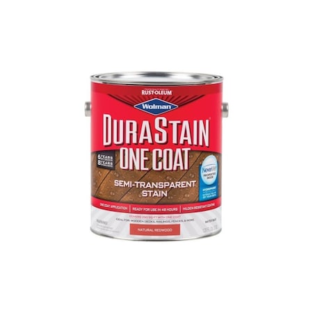 Rust-Oleum Wolman Natural Red Durastain One Coat Semi-Transparent Stain, 4PK 288087