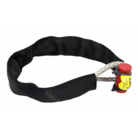 Lockjaw Synthetic Shackle, Lifting Rated, 5,280 lbs WLL, 6in Working Dia. w/ Kevlar Sleeve 17-031310K