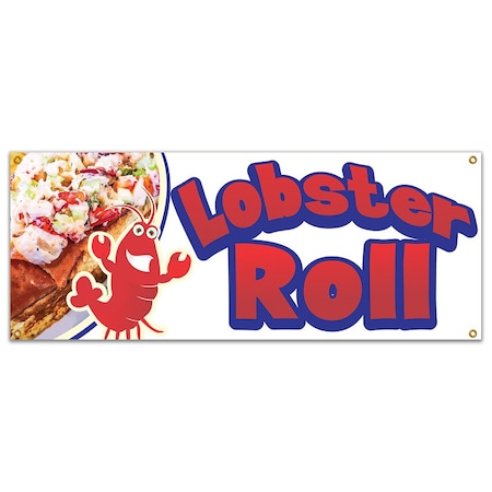 Signmission Lobster Roll, 18 Inch x 48 Inch, Banner B-Lobster Roll19
