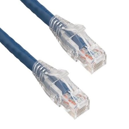 Sanoxy 20ft Cat6 550 MHz UTP Ethernet Network Patch Cable W/ Clear Snagless Boot, Blue SNX-CBL-LDR-C6117-2020
