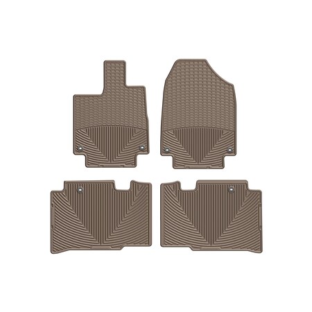 Weathertech Tan, Front and Rear All Weather Floor Mats W465TN-W466TN