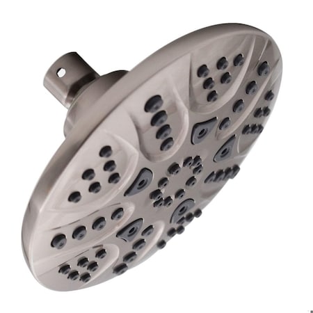 Westbrass 5-Function Adjustable Spray Shower Head in Satin Nickel SH5700-07