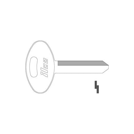 Ilco Unican Ford Key Blank H52, 10PK S1181FD