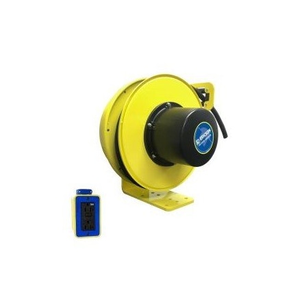 Ericson Cord Reel, 12 AWG, Yellow Reel Color, 50 ft Length 5123-50-BG-20