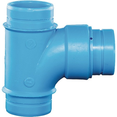 Orion Tee Pipe Fitting, Blue, Tee 710203