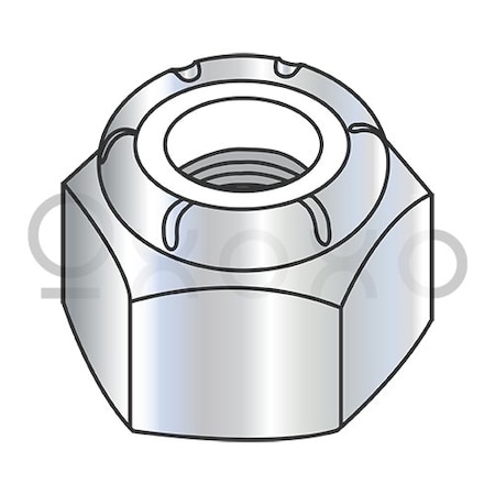 Oxoxo 5/16-18 Nylon Insert Heavy Pattern Hex Nut Zinc, 600PK 277859