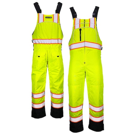 Dome75 Winter Bib, Polyester, HiVis Yellow, XL OBB7755