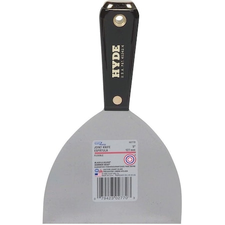 Hyde Joint Knife, 5 in W Blade, HCS Blade, Full-Tang Blade, Hammer Head Handle, Nylon Handle 02770-5F