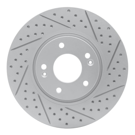 Dynamic Friction Co DFC Geoperformance Rotor - Drilled and Slotted 830-03020R
