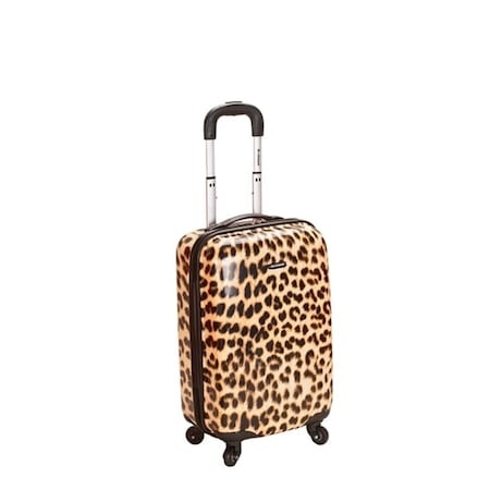 Rockland 20 in. POLYCARBONATE CARRY ON - LEOPARD F191-LEOPARD