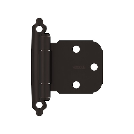 Amerock Variable Overlay Self-Closing, Face Mount Oil-Rubbed Bronze Hinge - 1 Pair BPR7629ORB
