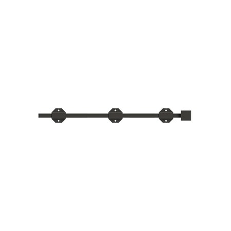 Deltana 18 Modern Heavy Duty Surface Bolt; Oil Rubbed Bronze Finish 18SBM10B