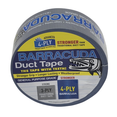 Barracuda 1.88 in. W X 54.6 yd L Silver Duct Tape TP DUCT BA 0200