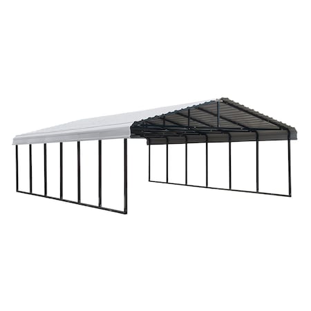 Arrow 20 x 29 x 7 ft Eggshell Carport CPH202907