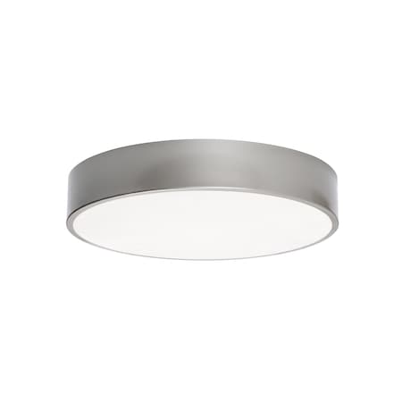 Afx Bailey 14in LED Flush Mount, Satin Nickel BAYF14LAJUDSN