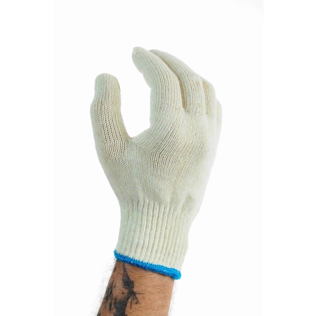 Raxwell Natural Knit Work Glove, 10 gauge, cotton/polyester, X-Large, 24PK KG40NWXL