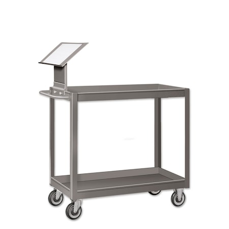Pucel for tray top DT series shop trucks. Optional Writing Shelf