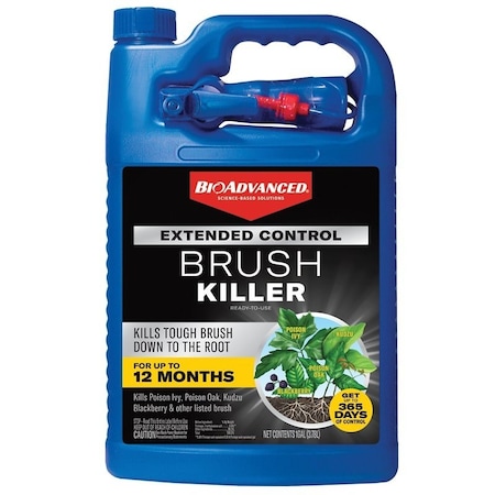 Bioadvanced Extended Control Brush Killer, Liquid, Colorless to Light Yellow, 1 gal Bottle 800610A