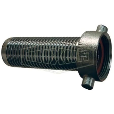 Dixon Super King Long Shank Coupling with Pin Lug Iron Nut, 3 in Nominal, Female NPSM End Style, 5 in L,  SDMP35