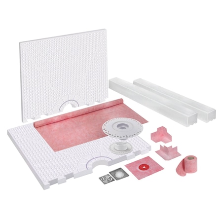 M-D Building Products 32 in. x 60 in. PROVA-SHOWER KIT Center Drain TT8509STS05ES