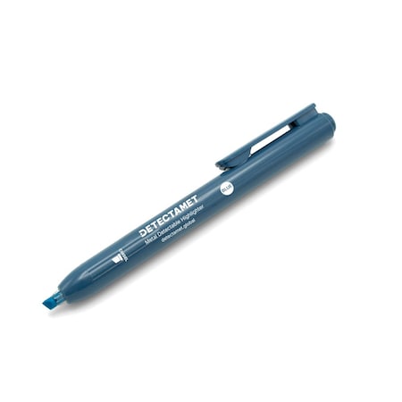 Detectamet Detectable Highlighter, Blue Ink, Chisel Tip, PK5 150-A05-P01-A08