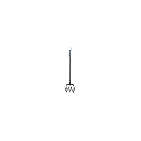 Yard Butler Rotary Hand Cultivator Steel Steel Handle Black RC-3